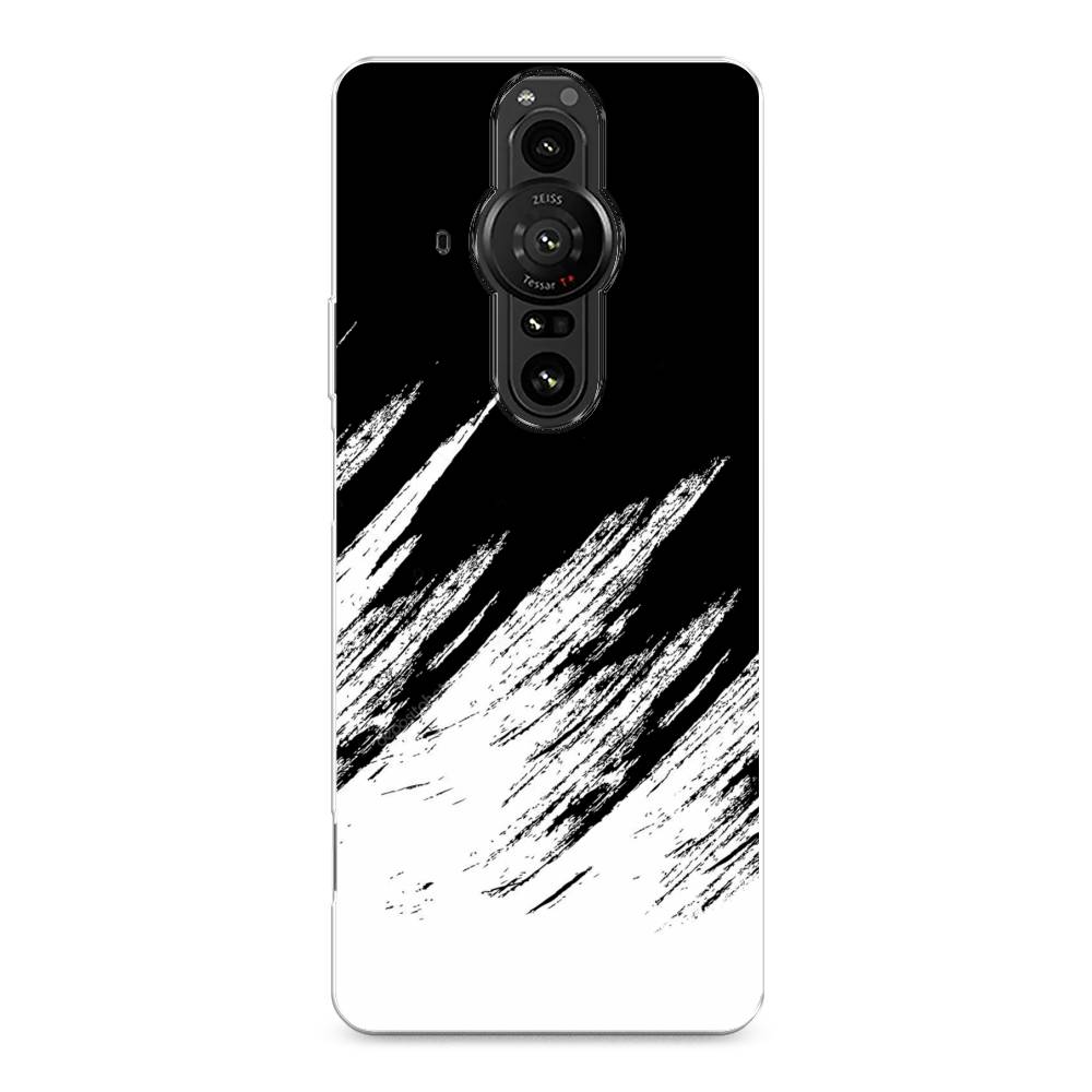 

Чехол Awog на Sony Xperia Pro-I "Черно белые брызги", Разноцветный, 55050-3