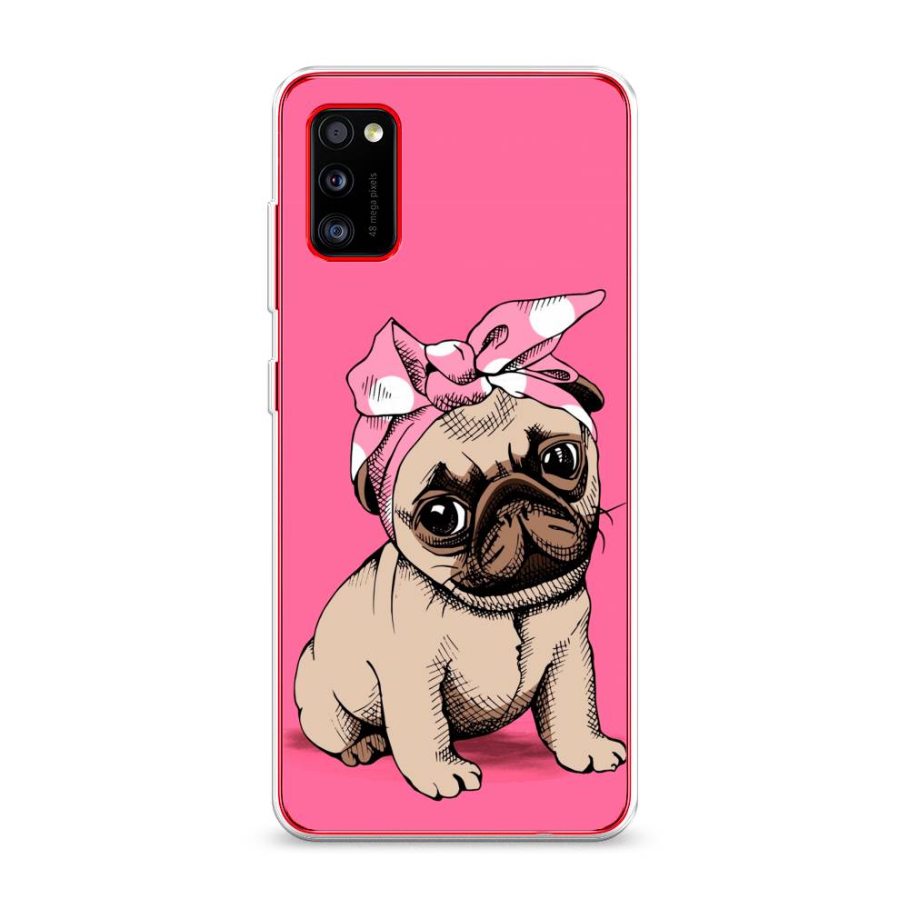 фото Чехол awog "dog pin-up" для samsung galaxy a41