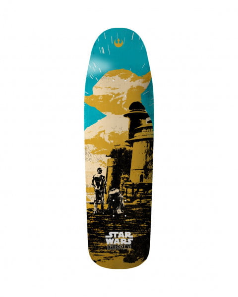 

Дека для скейтборда 9.25" STAR WARS х 80S Yoda, Голубой;желтый;черный, Z4DCE6-ELF1-1