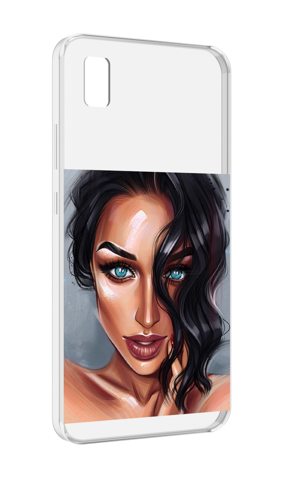 

Чехол MyPads Брюнетка для ZTE BLADE L210, Прозрачный, Tocco