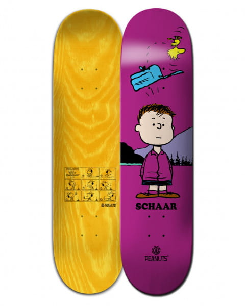 фото Дека для скейтборда peanuts shermy x schaar 8.38" element