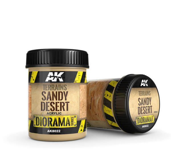 AK Interactive Terrains Sandy Desert 250ml (Поверхность пустыни)