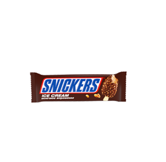 Мороженое молочное Snickers с карамелью и арахисом в шоколадной глазурью 73,5 г бзмж