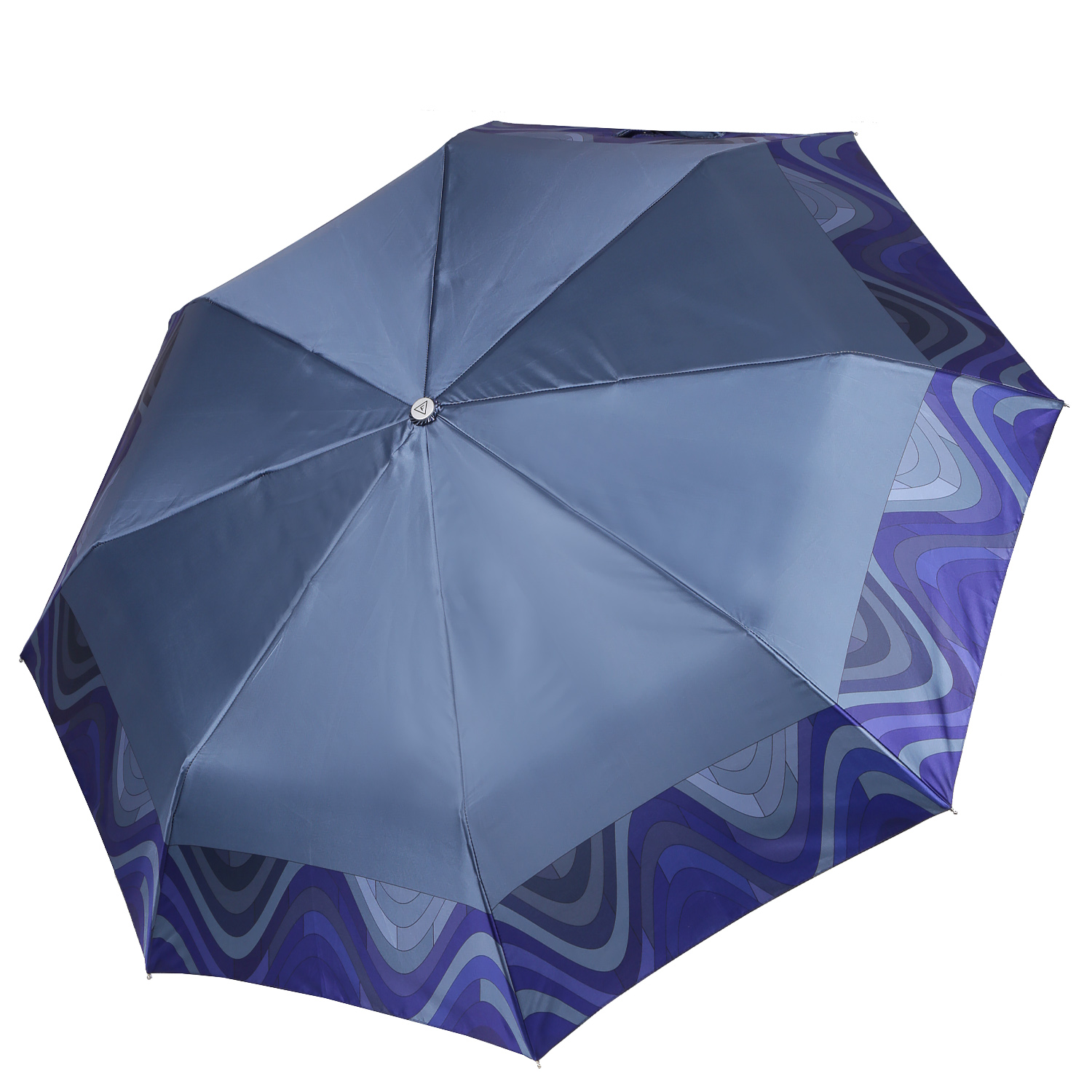 Зонт складной женский автоматический FABRETTI UFLS0023-3, серый