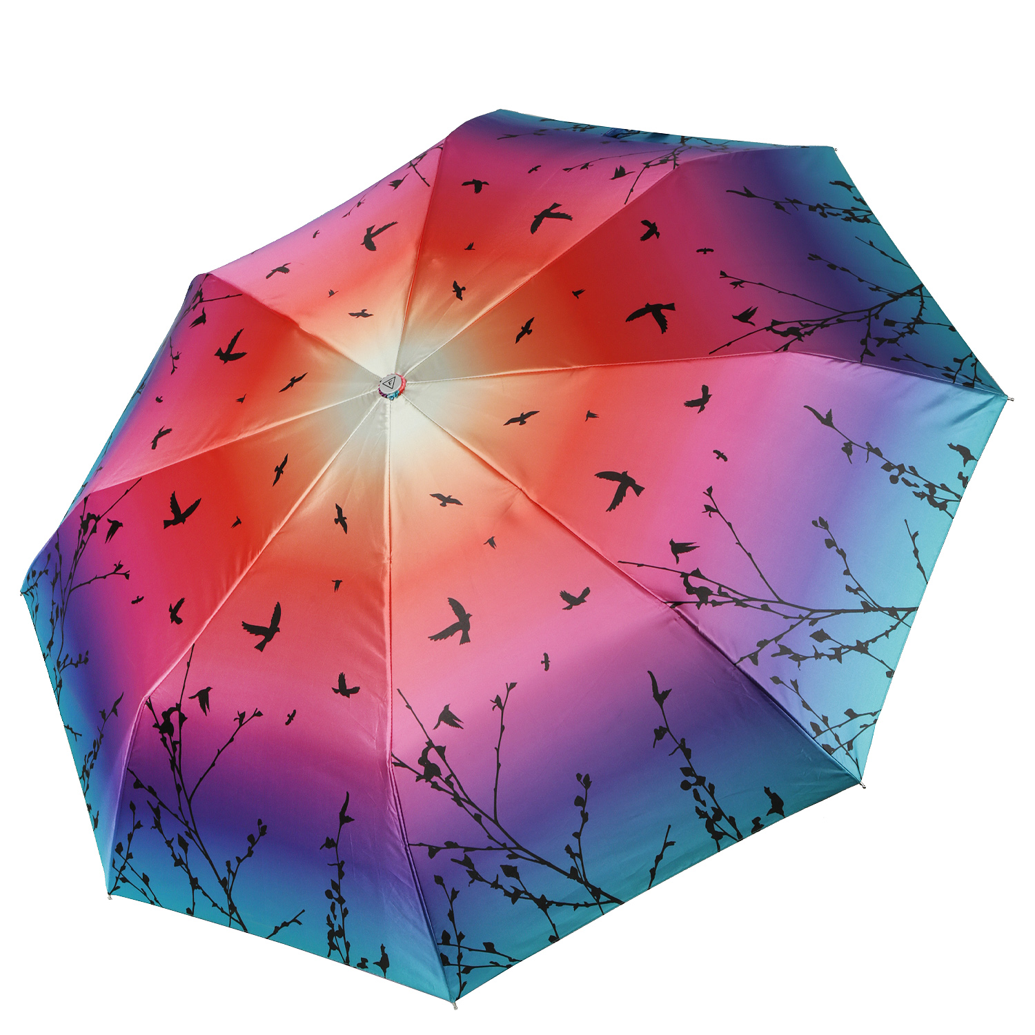 Зонт складной женский автоматический FABRETTI UFLS0025-10, фиолетовый