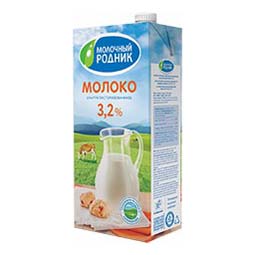 фото Молоко молочный родник 3,2% ультрапастеризованное 0,97 л бзмж