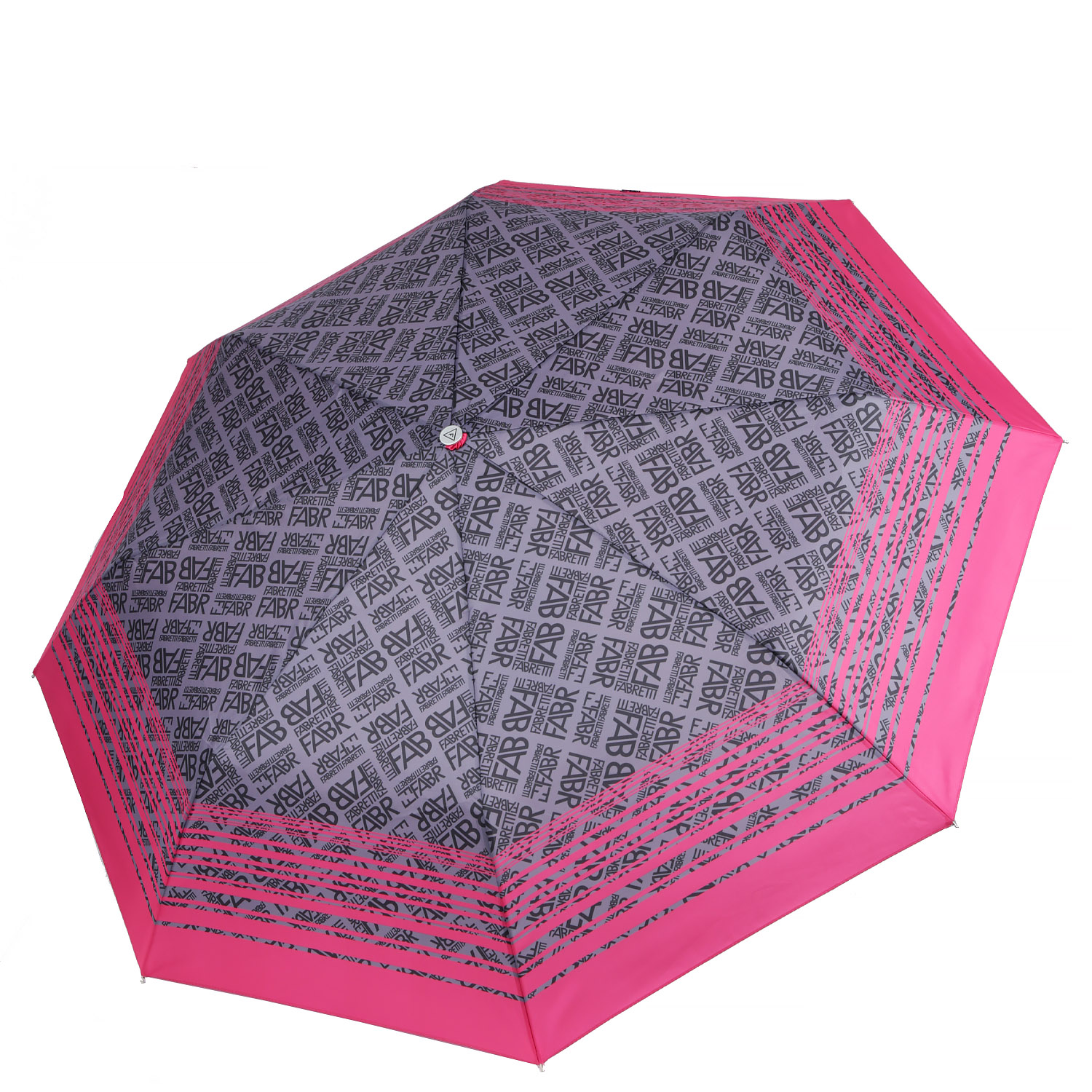 Зонт складной женский автоматический FABRETTI UFLR0005-5, розовый
