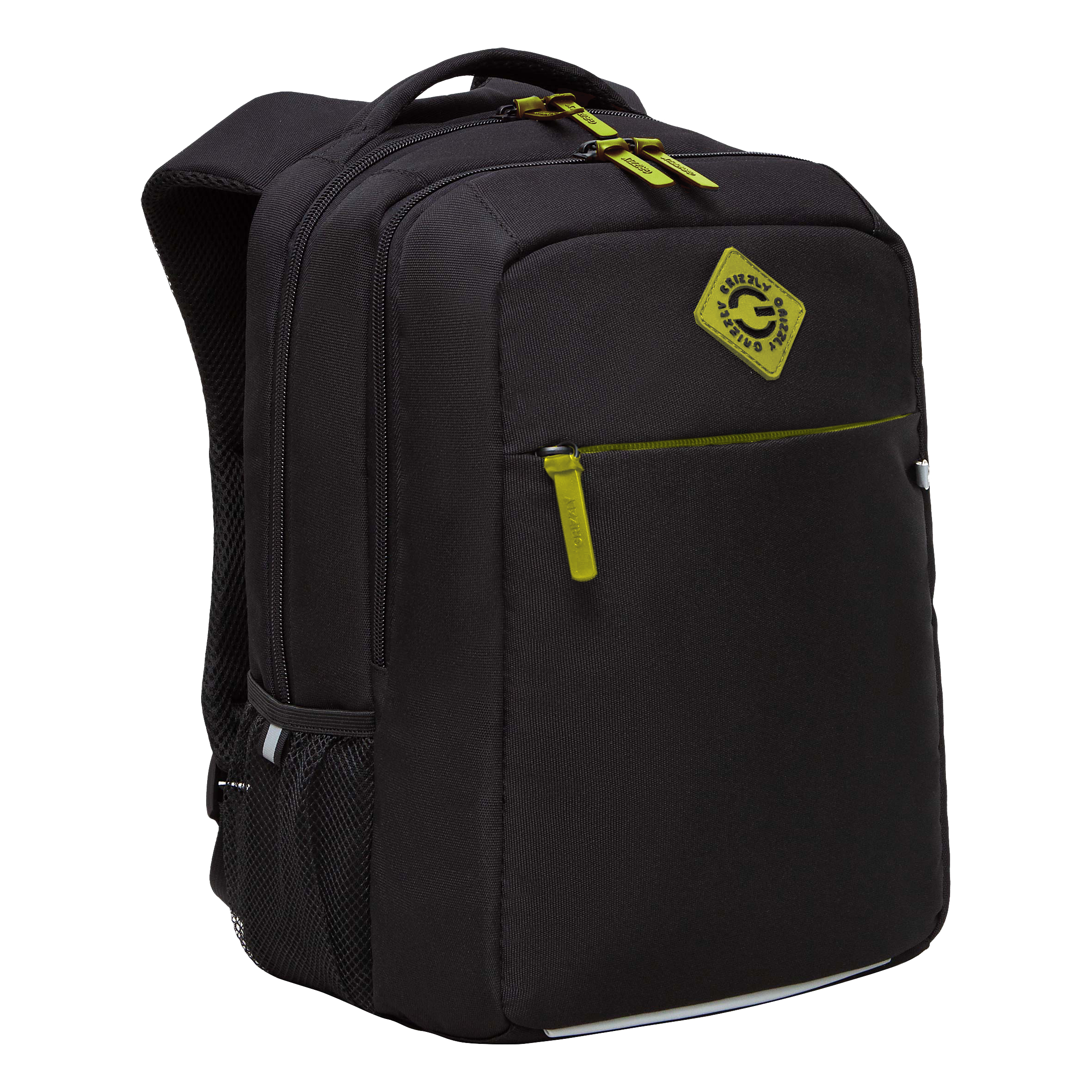Рюкзак GRIZZLY с карманом для ноутбука 13, анатомический, для мальчика RB-456-12 рюкзак grizzly ru 434 3 2 с отделением для ноутбука анатомический салатовый