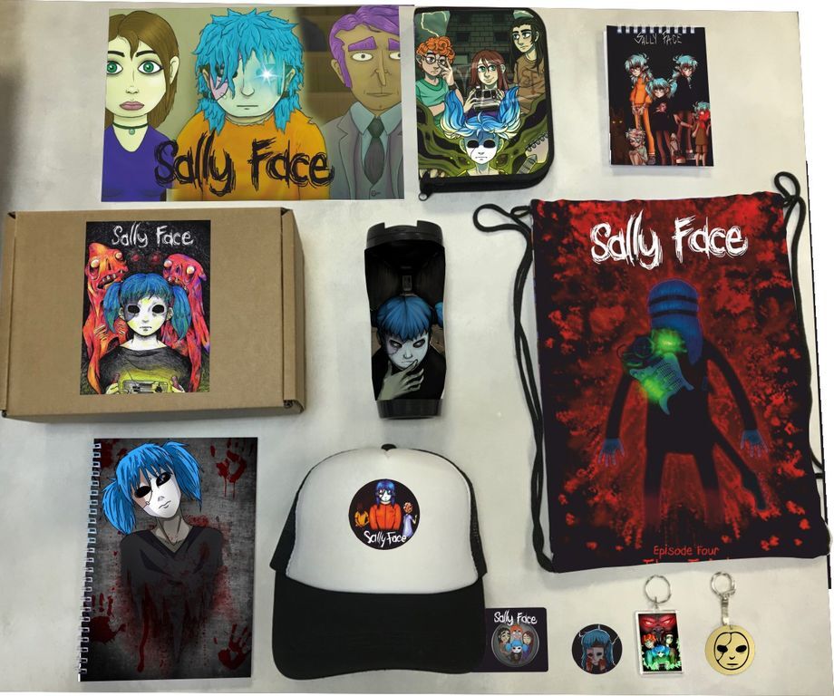 

Бокс с подарком Sally Face - 15, 50277343, 11 предметов, Бежевый