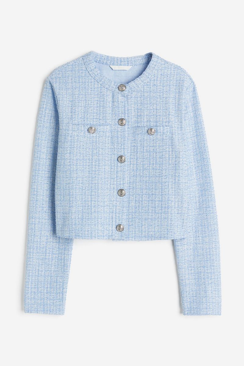 

Кардиган женский H&M 1177837 голубой L, 1177837