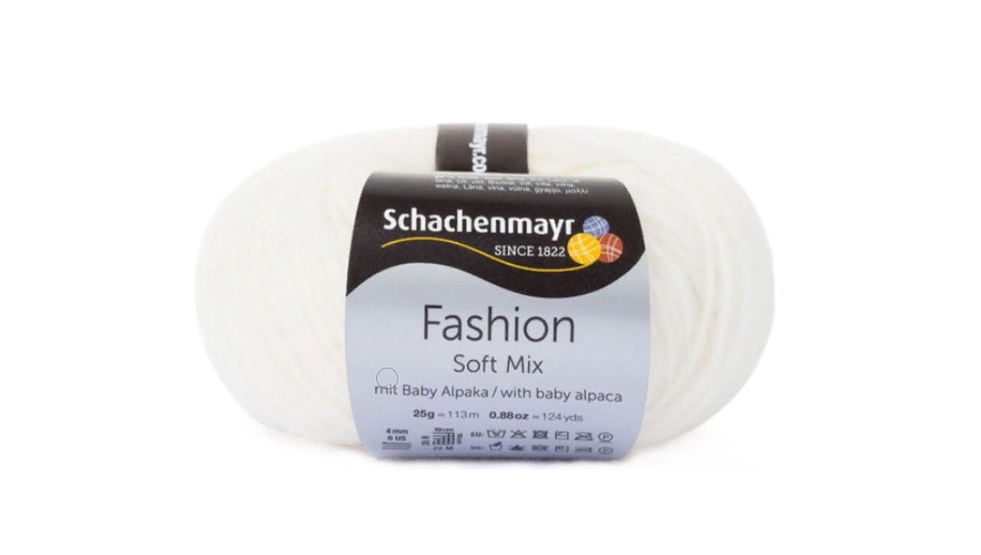 

Пряжа SCHACHENMAYR 9807563 Soft Mix 00001 белый, Soft Mix