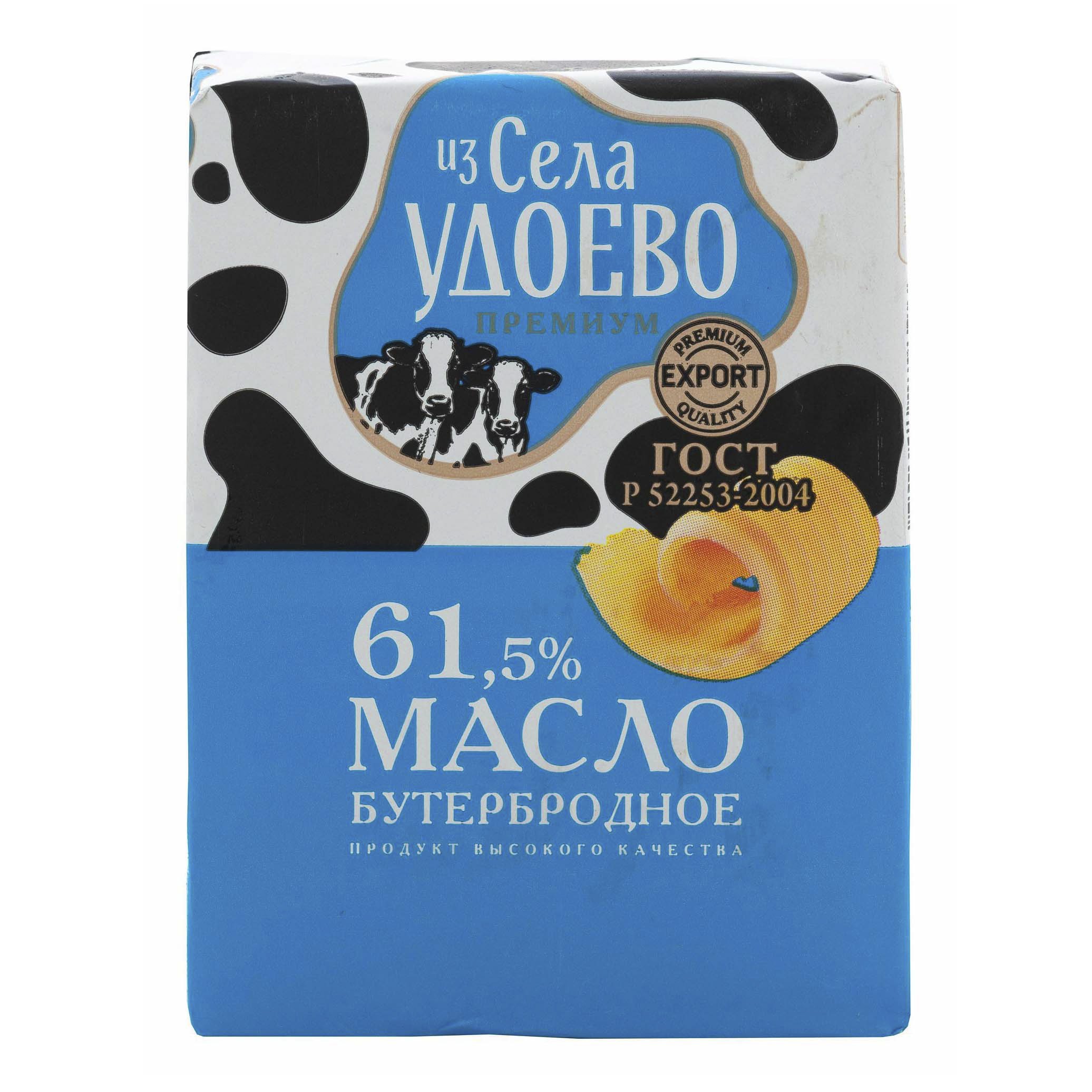 фото Сливочное масло из села удоево бутербродное 61,5% 180 г бзмж