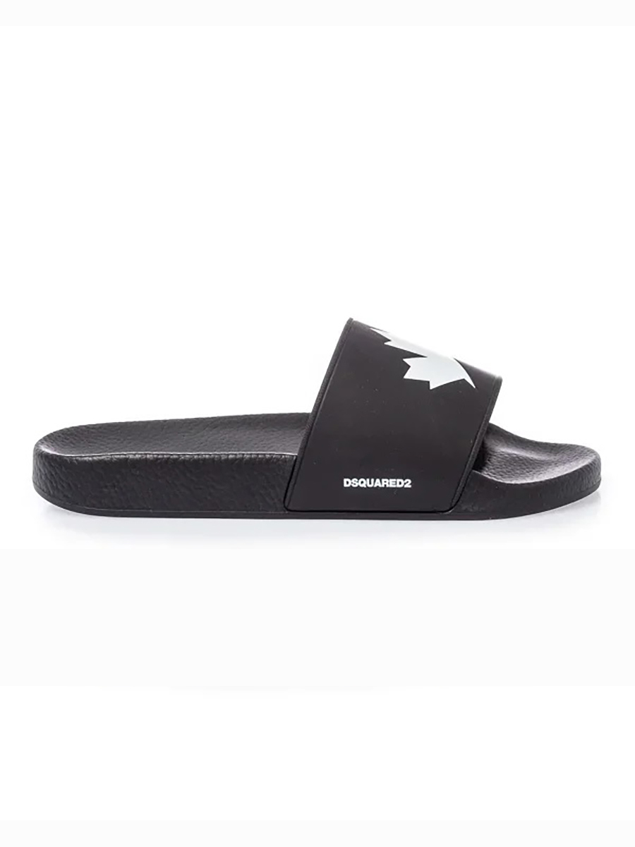 

Сланцы женские DSquared2 FFW0014 черные 37 IT, Черный, FFW0014