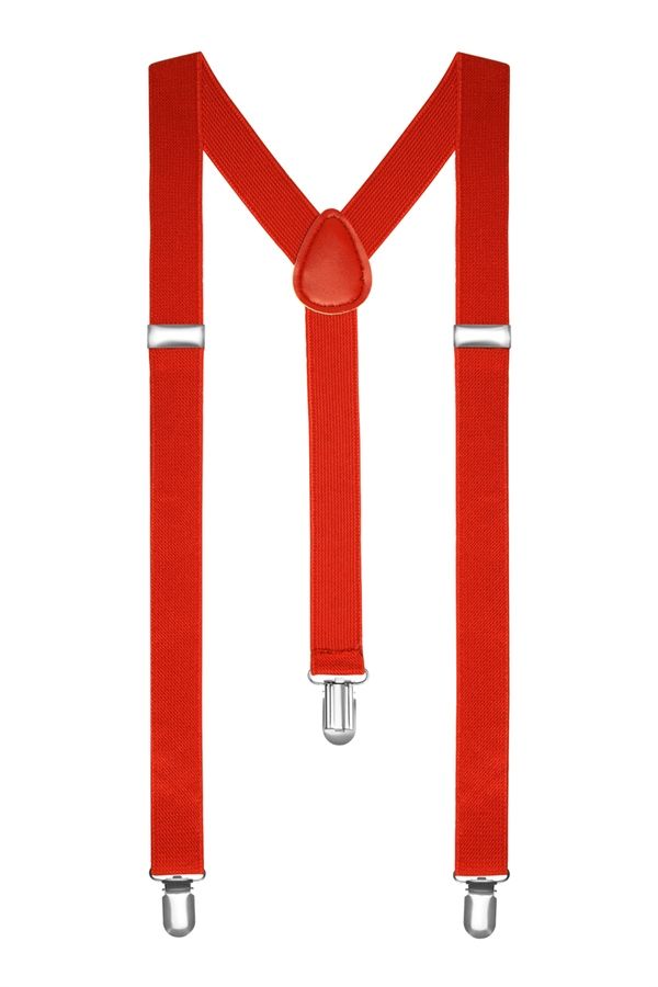

Подтяжки 2beMan PDT05 классические красные, Красный, PDT05