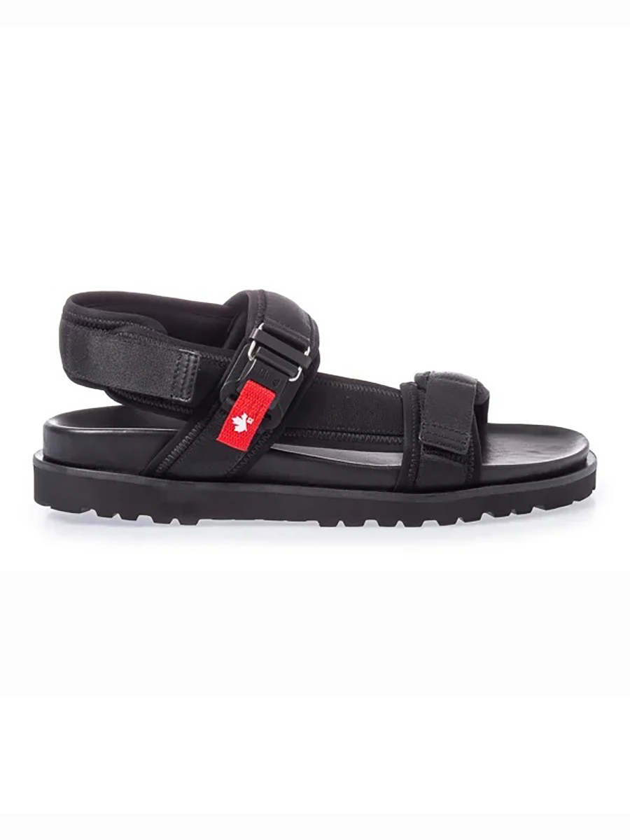 

Сандалии мужские DSquared2 FSM0039 черные 41 IT, Черный, FSM0039