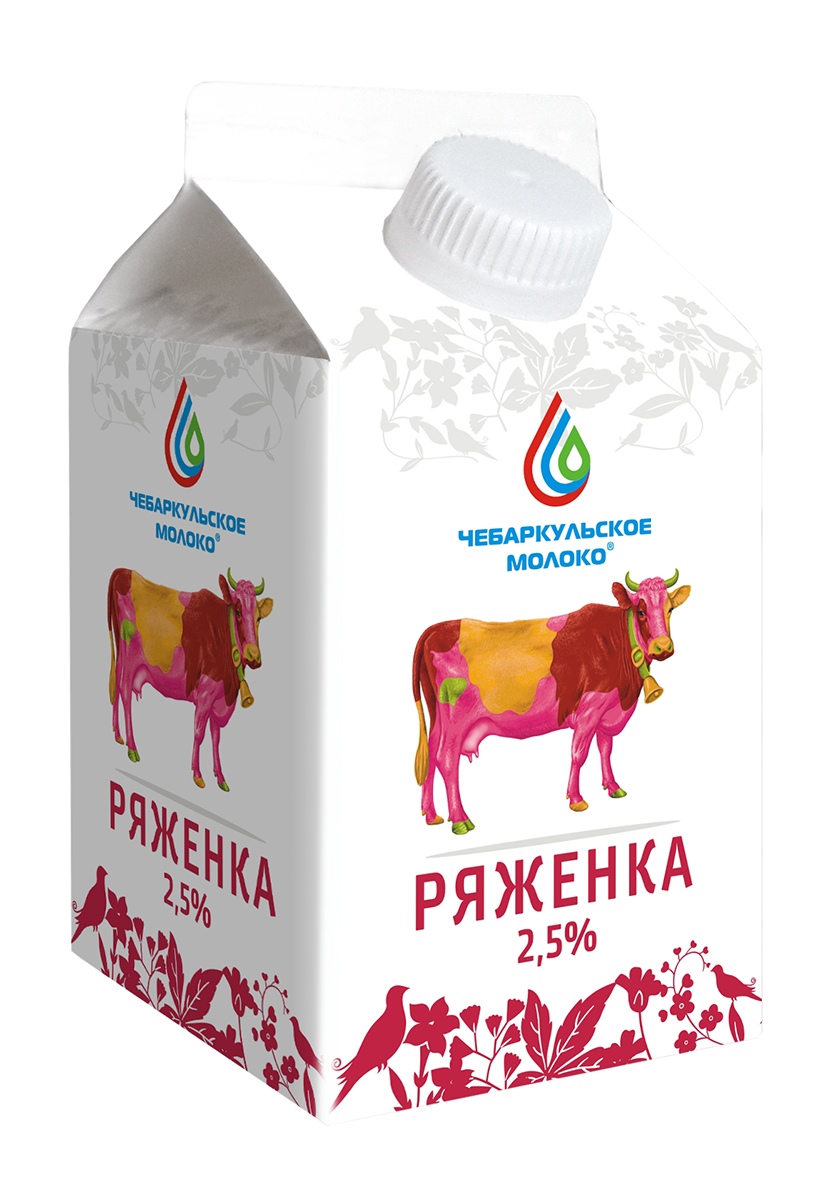 

Ряженка Чебаркульское Молоко 2,5% 500 г бзмж