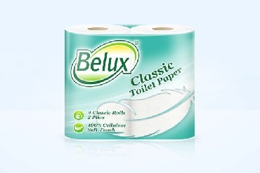 Туалетная бумага BELUX CLASSIC артпласт 2 сл х 4 рул 208₽