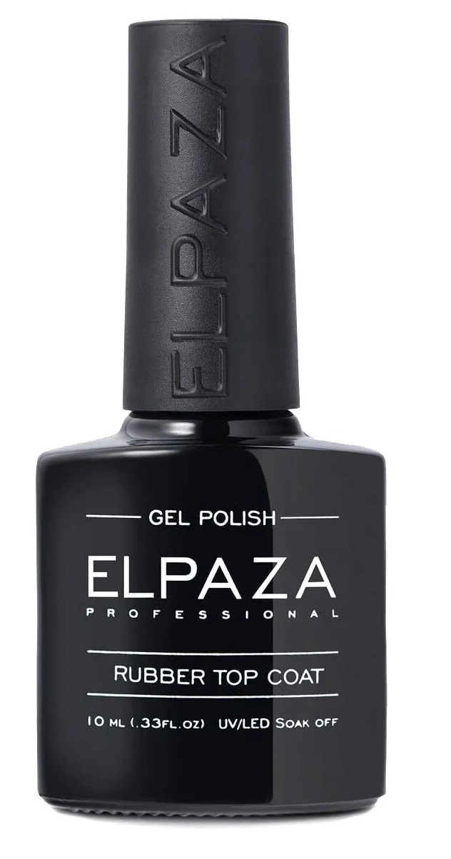 Верхнее покрытие Elpaza Professional Rubber top coat 10 мл защитное покрытие lagel top coat