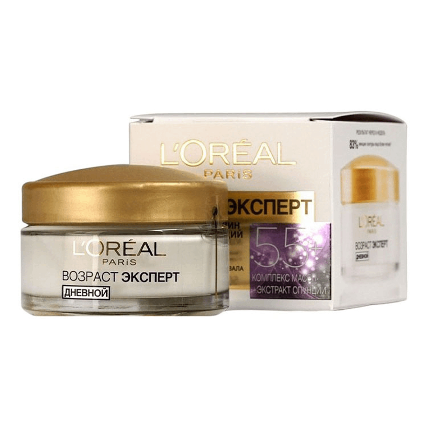 

Крем для лица L'Oreal Paris дневной возраст эксперт против морщин 55+ 50 мл