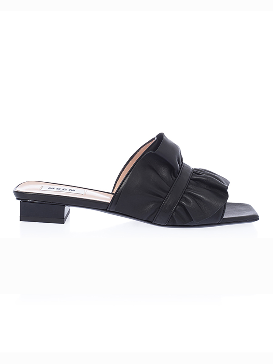 

Мюли женские MSGM MDS3885 черные 36 IT, Черный, MDS3885