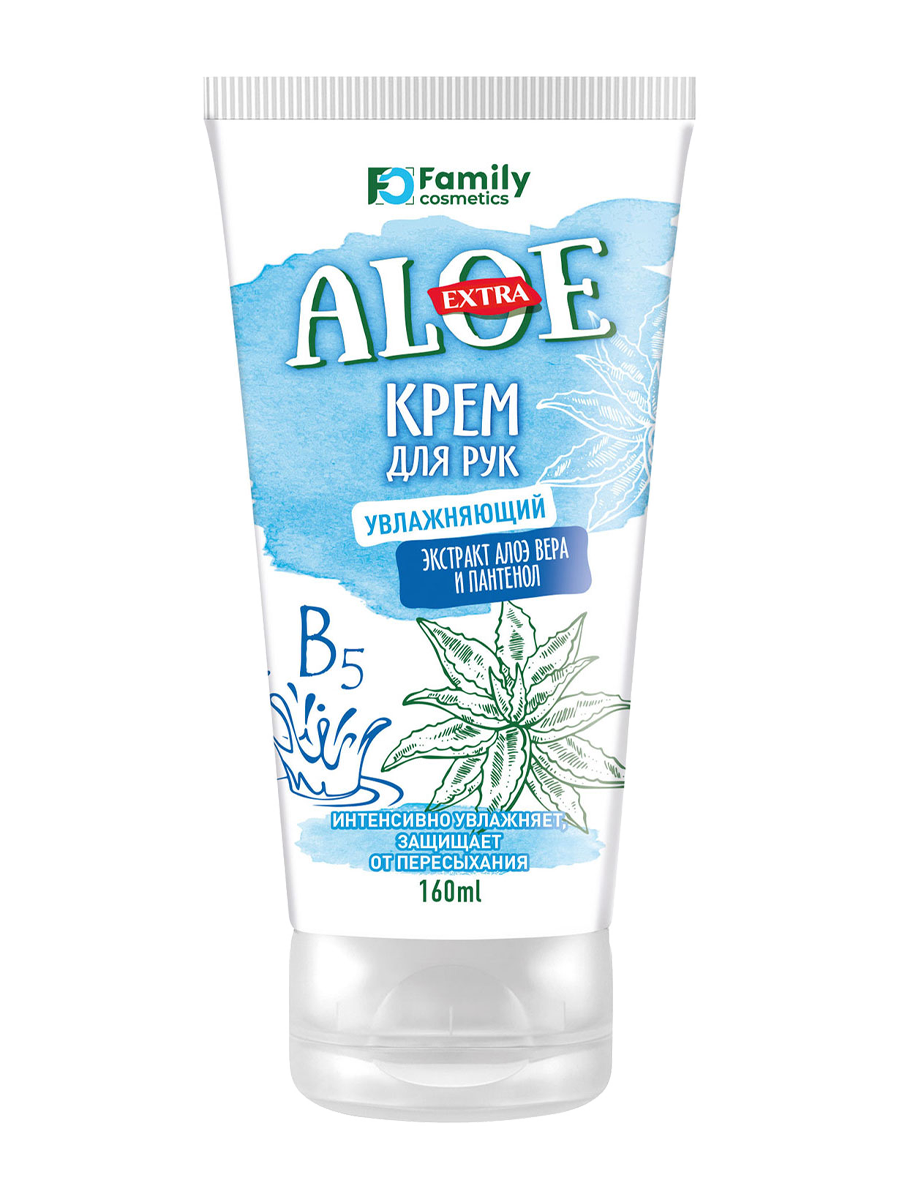 

Крем для тела Family Cosmetics Extra Aloe Dermo Увлажняющий 160 мл