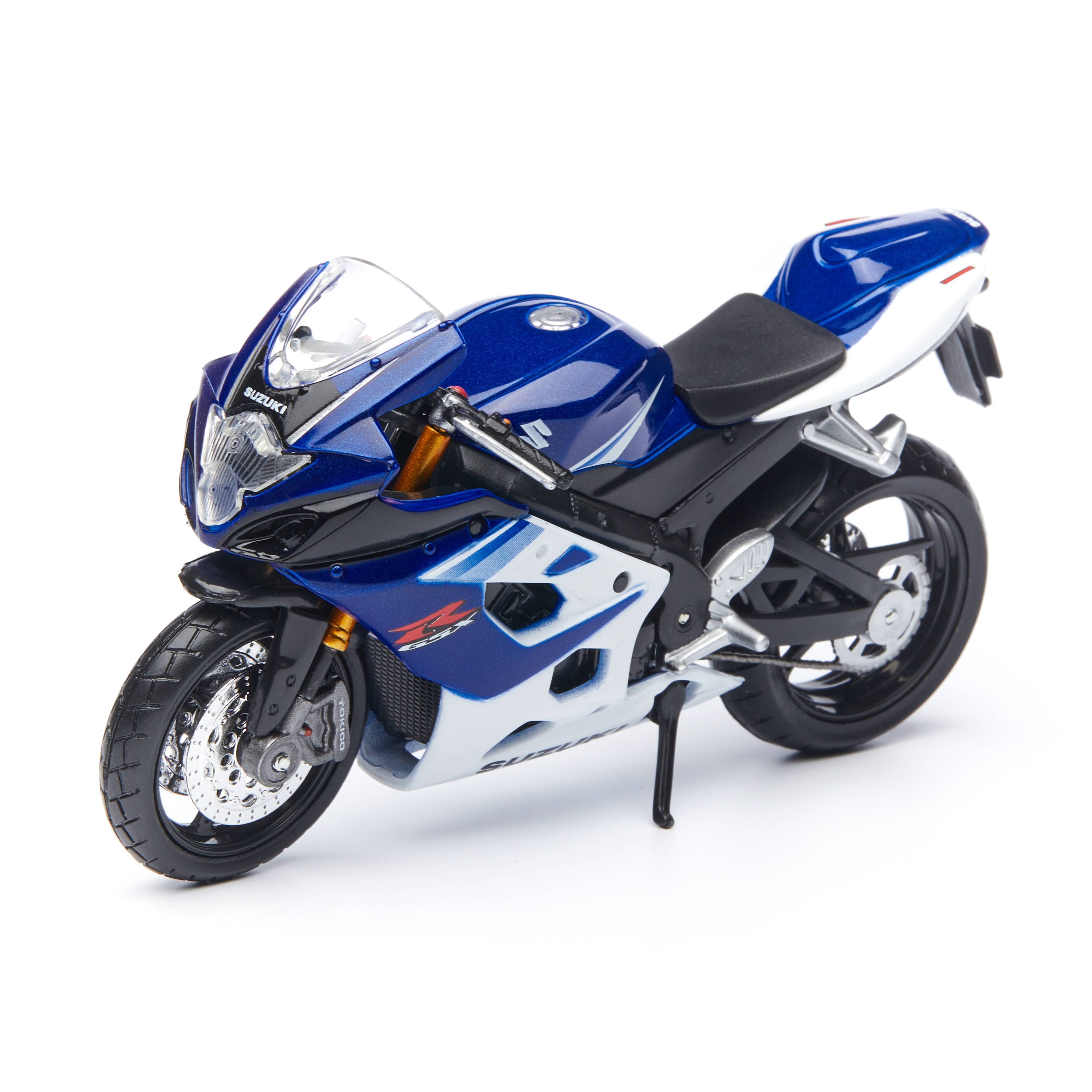 

Maisto Мотоцикл Suzuki GSX-R 1000 1:18, синий 39300/5, 39300/5