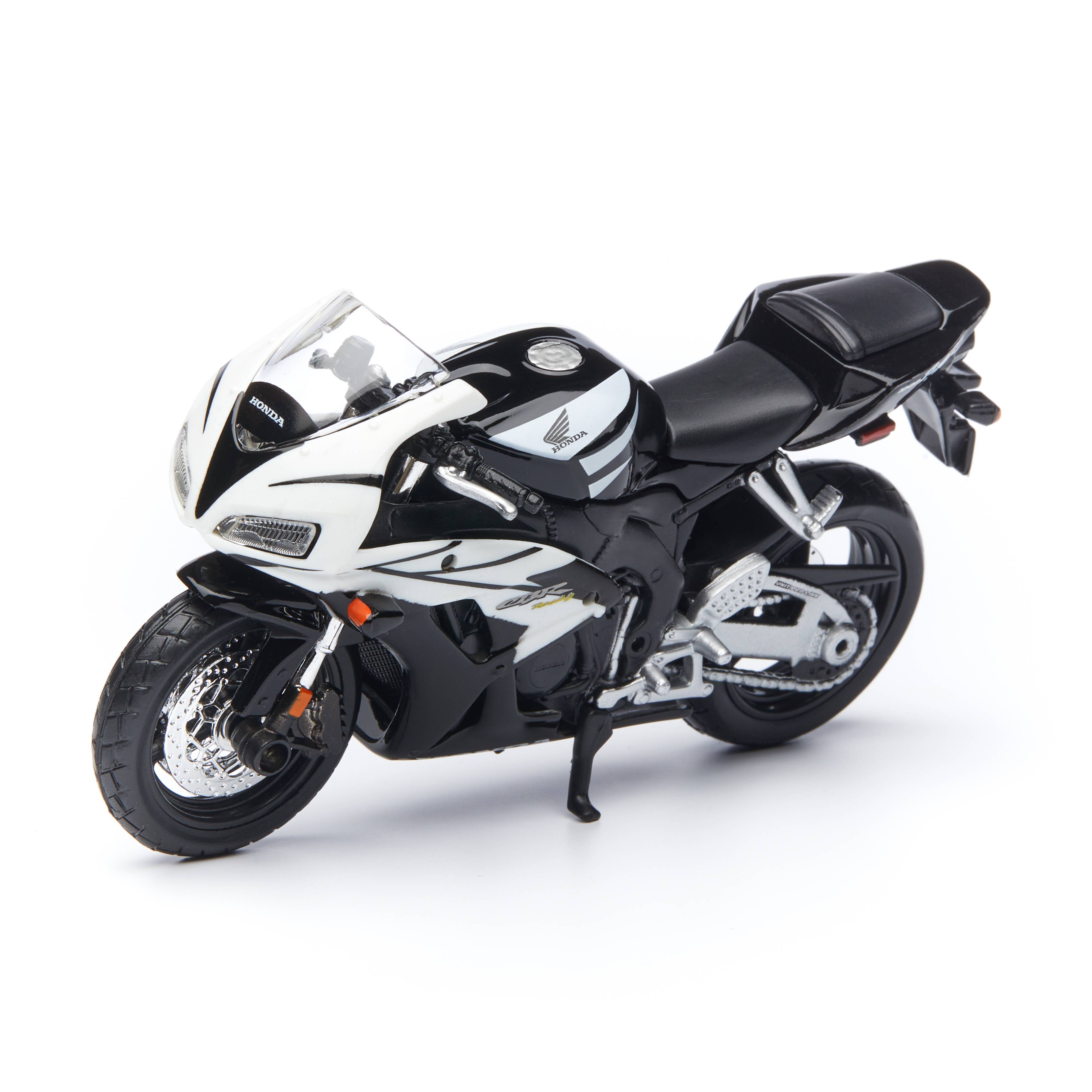 Maisto Мотоцикл Honda CBR 1000RR 1:18 черный/белый 39300/7