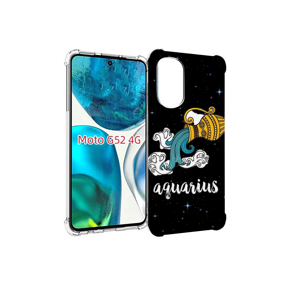 

Чехол MyPads знак зодиака водолеи 2 для Motorola Moto G82 / Moto G52, Прозрачный, Tocco