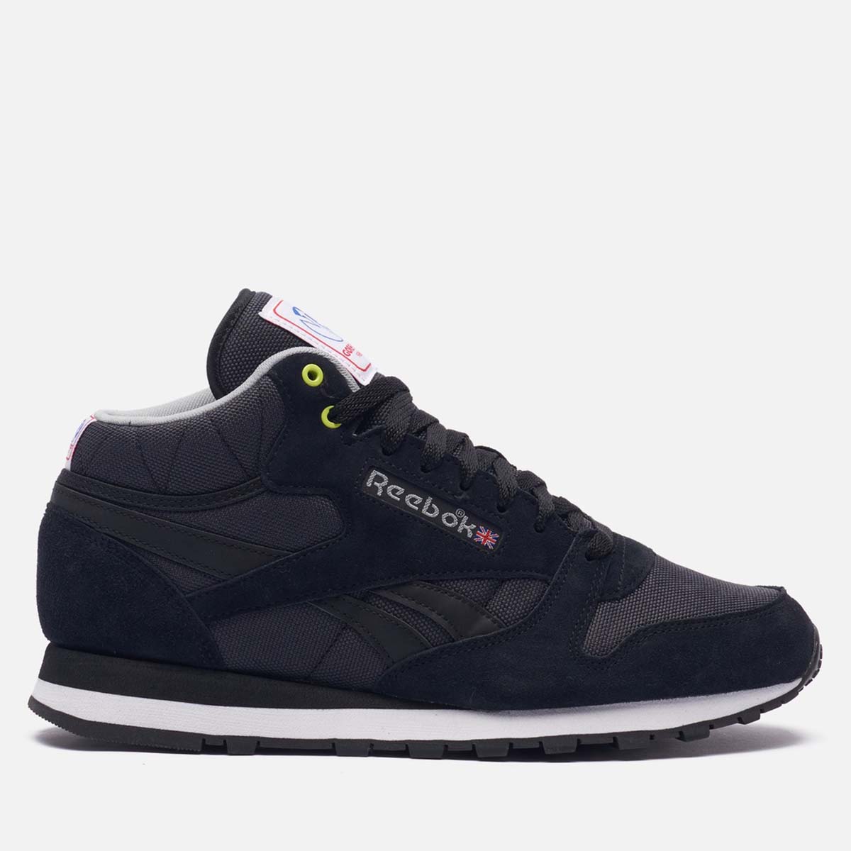 

Кроссовки мужские Reebok Classic Leather Mid черные 8 US, Черный, Classic Leather Mid