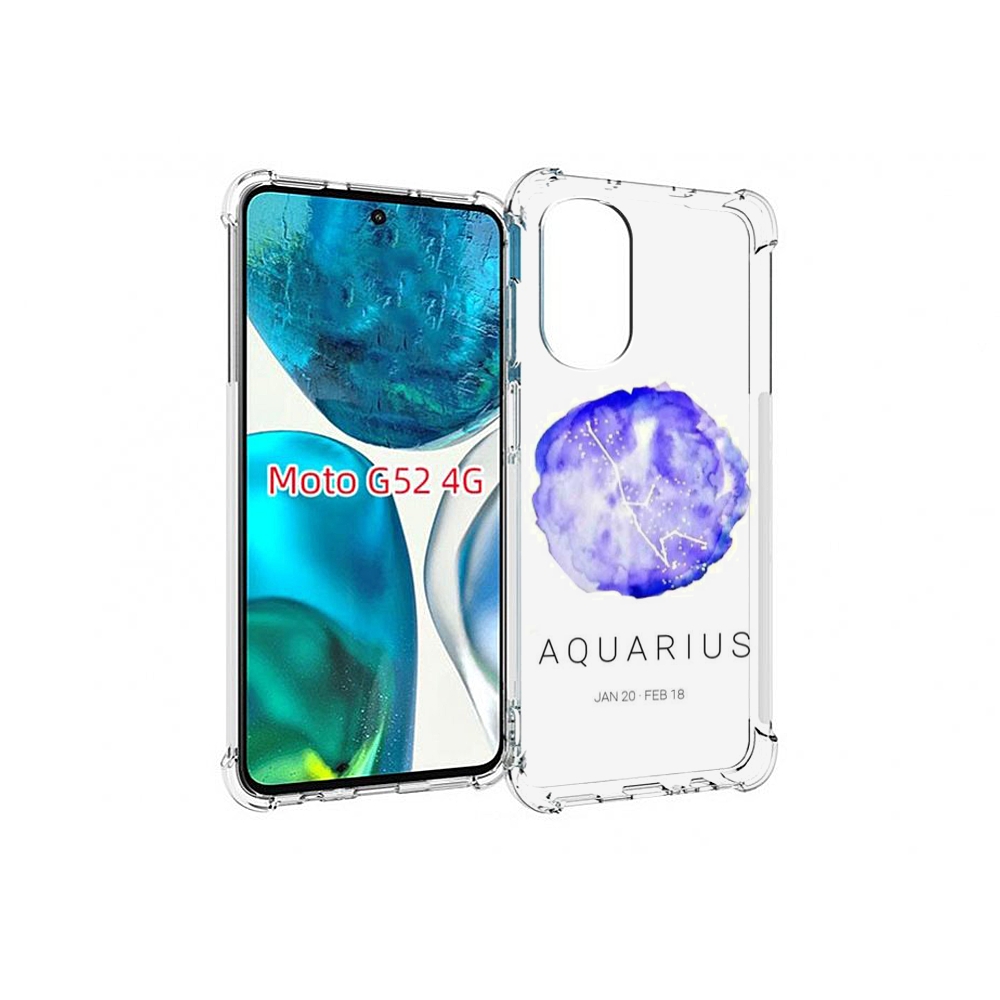 

Чехол MyPads знак зодиака водолеи 5 для Motorola Moto G82 / Moto G52, Прозрачный, Tocco