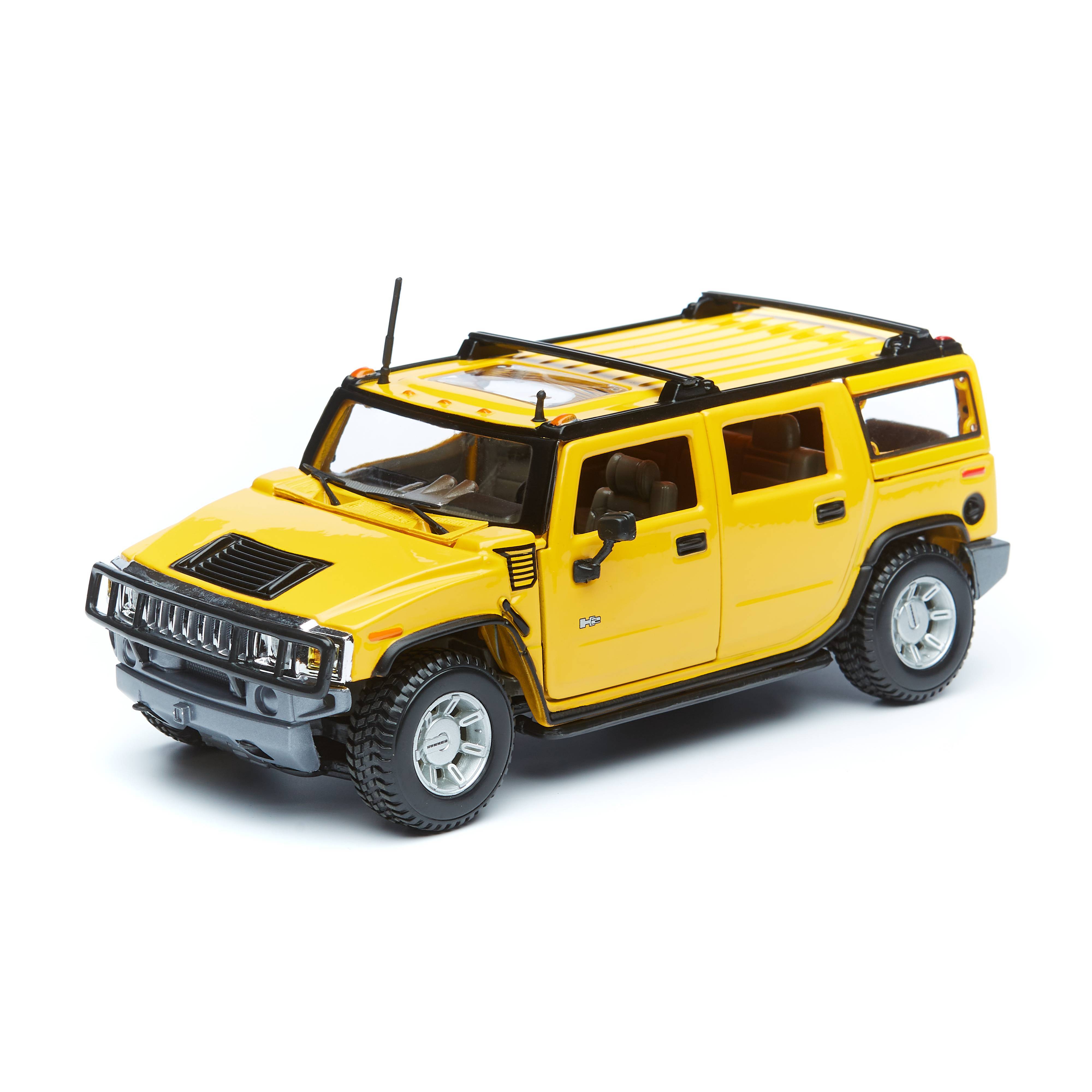 фото Maisto машинка sp(a) 2003 hummer h2 suv 1:27, желтый 31231/1