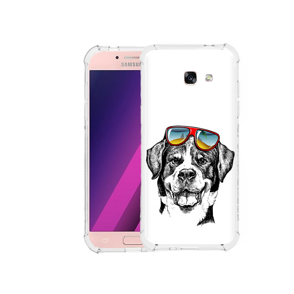 

Чехол MyPads Tocco для Samsung Galaxy A5 счастливая собака (PT51293.578.631), Прозрачный, Tocco