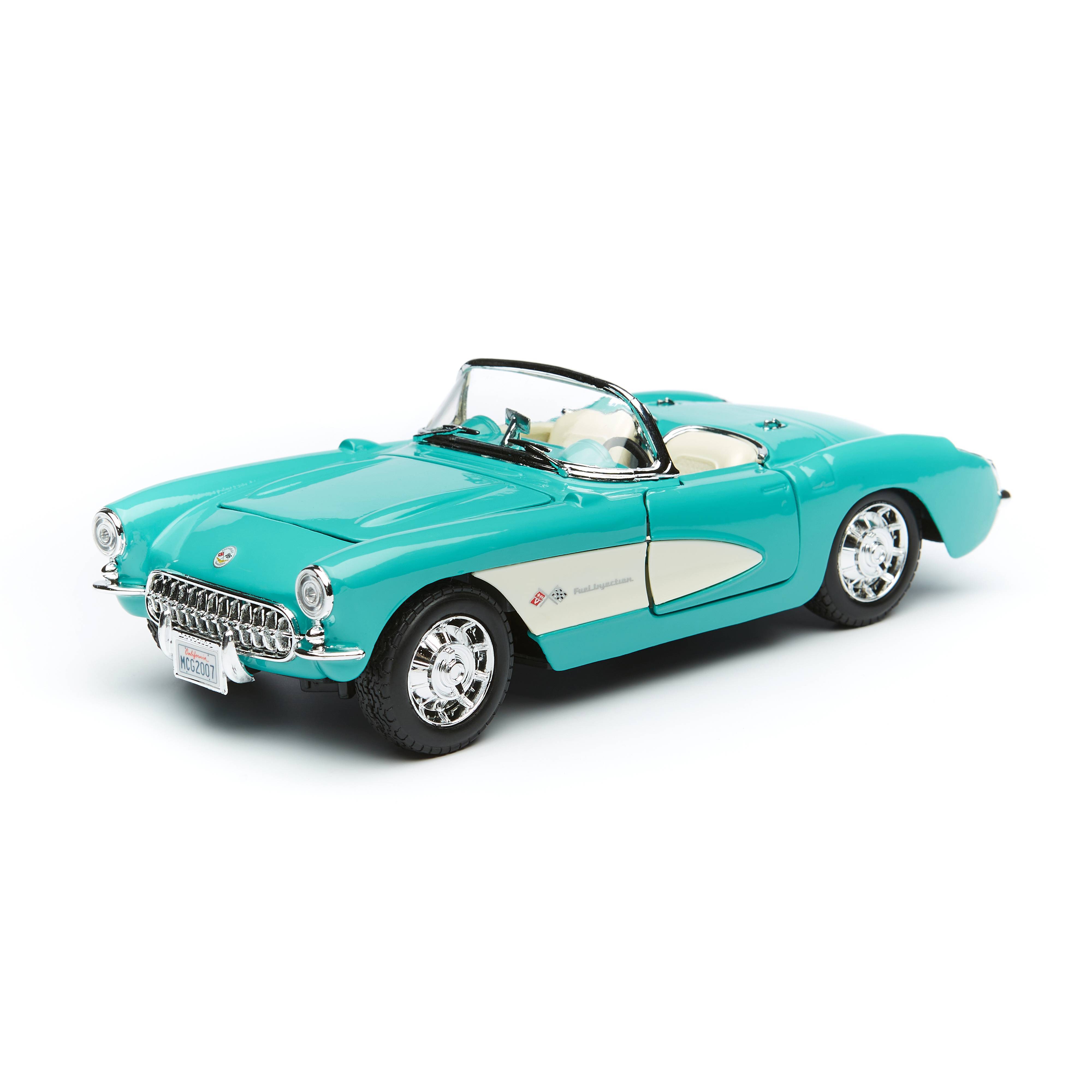 

Maisto Машинка SP(A) 1957 Chevrolet Corvette 1:24, бирюзовая 31275/1, 31275/1