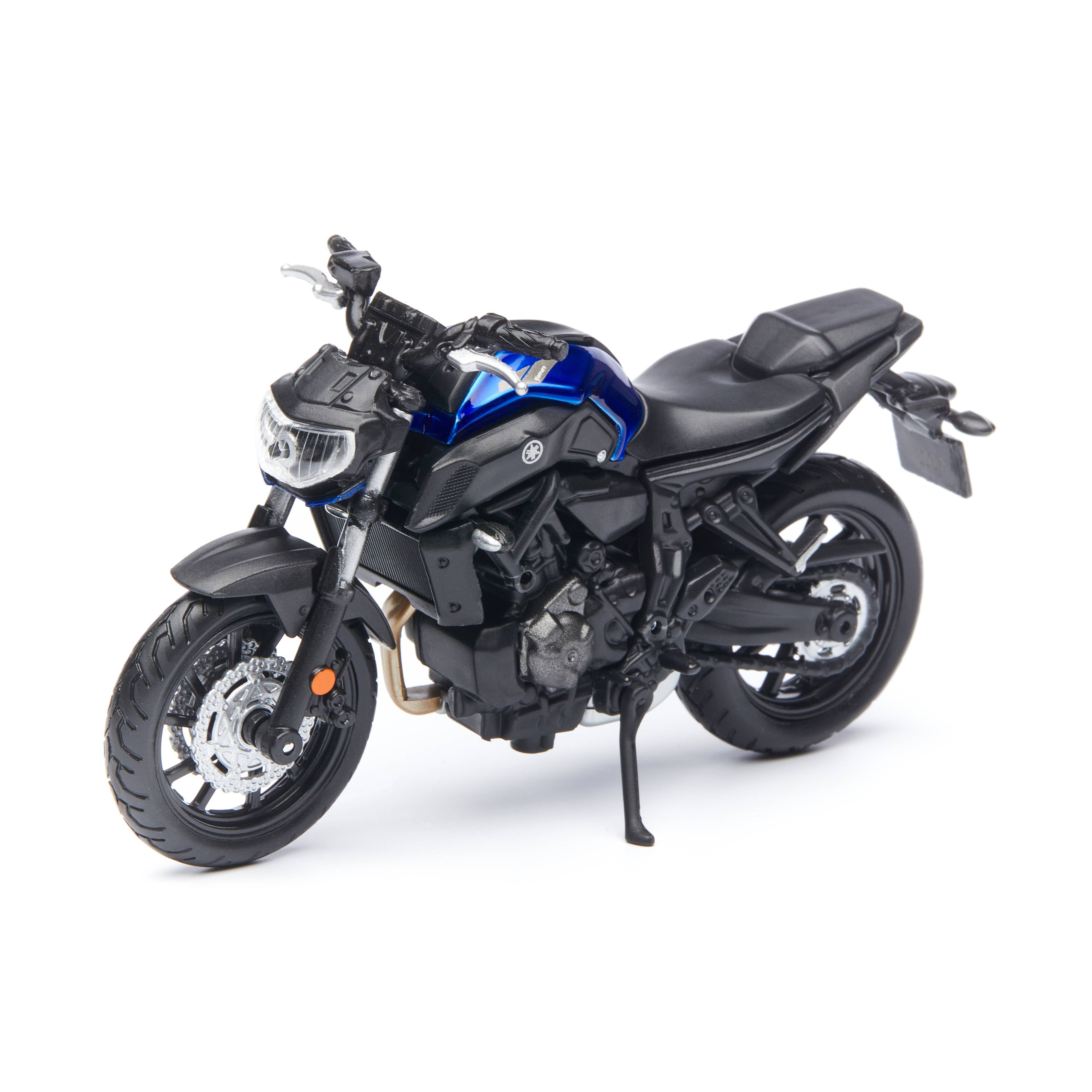 

Maisto Мотоцикл YAMAHA 2018 MT-07 1:18, синий 39300/12, 39300/12