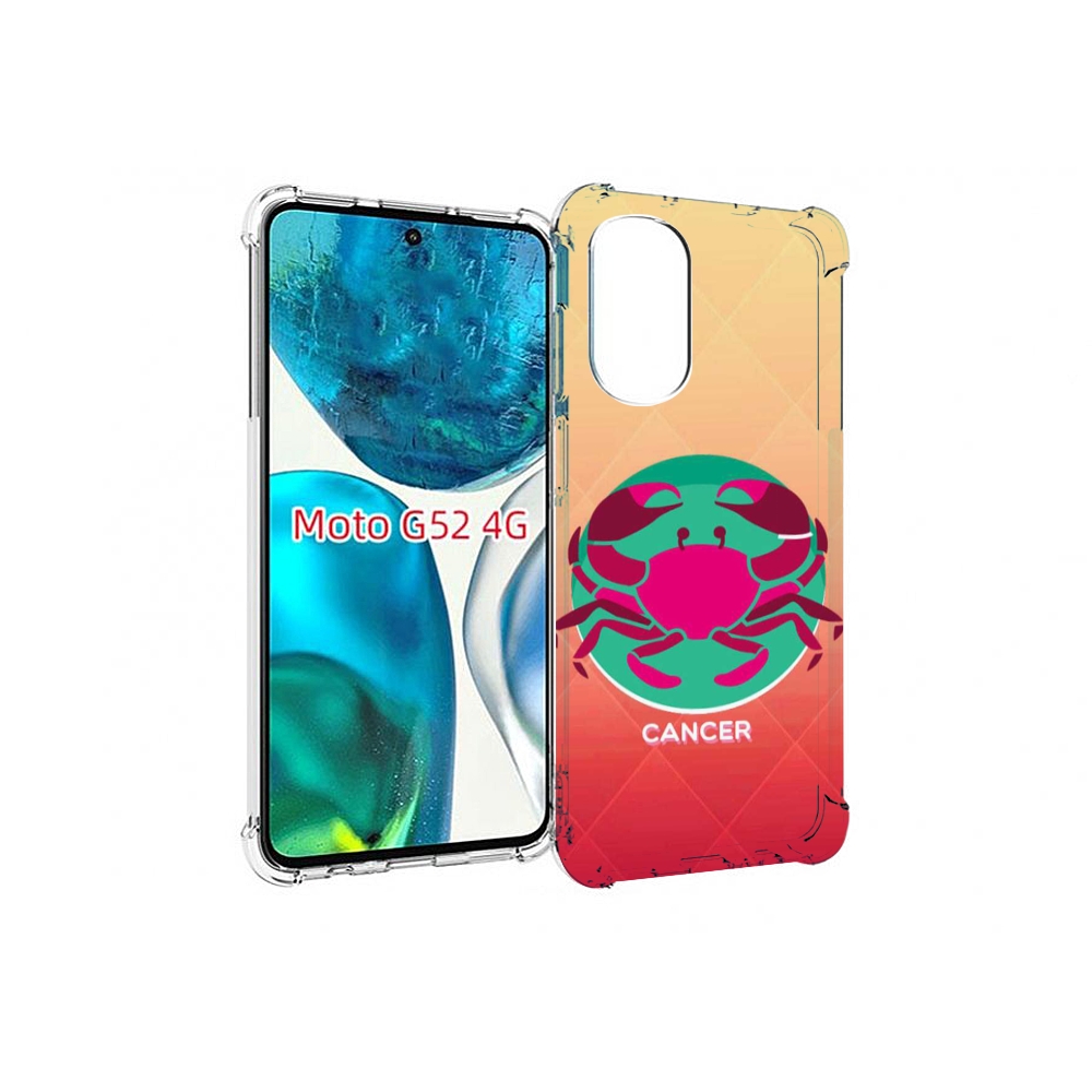 

Чехол MyPads знак зодиака рак 4 для Motorola Moto G82 / Moto G52, Прозрачный, Tocco