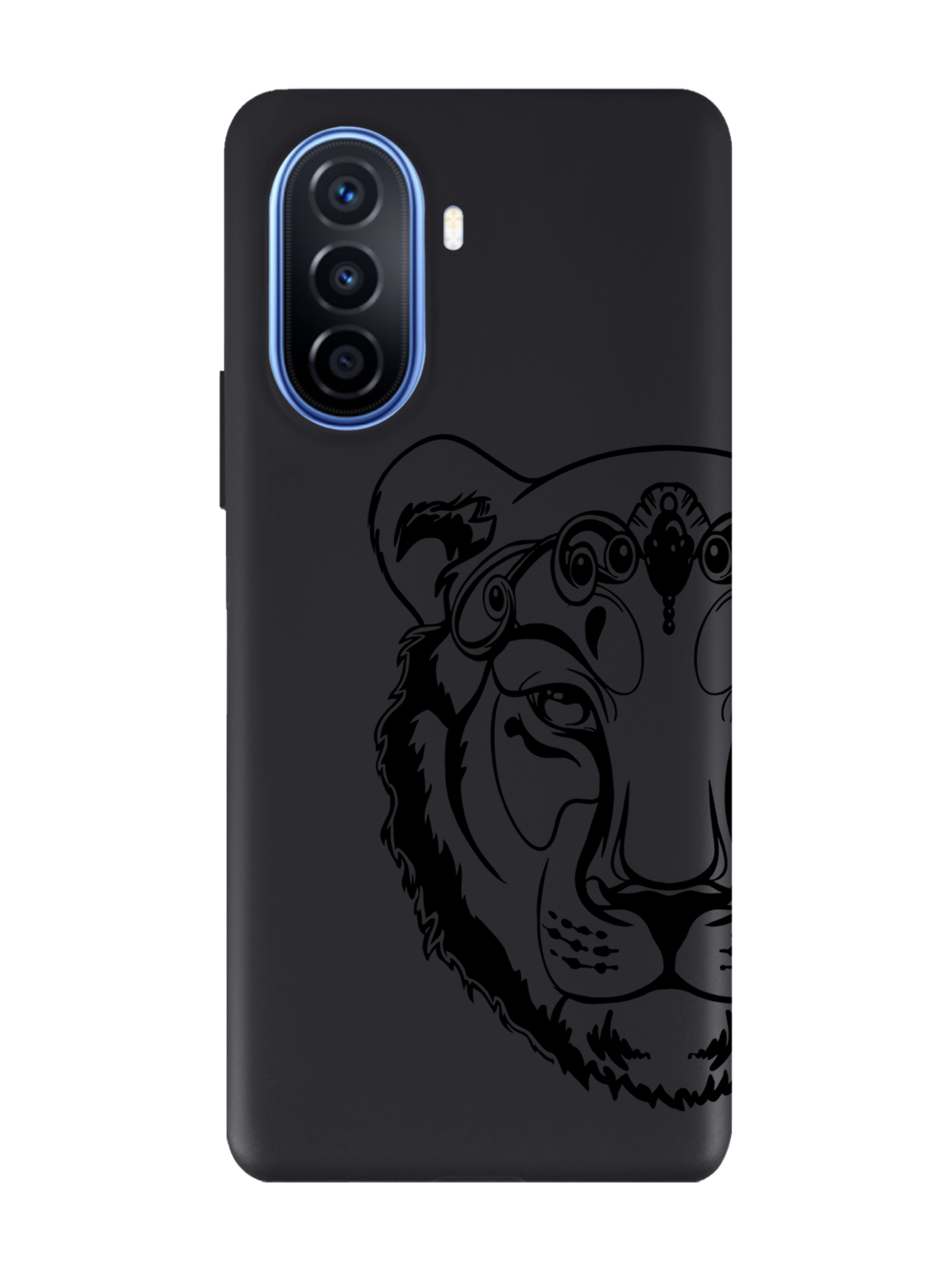 

Чехол MustHaveCase для Huawei Nova Y70/Y70 Plus Львица черный