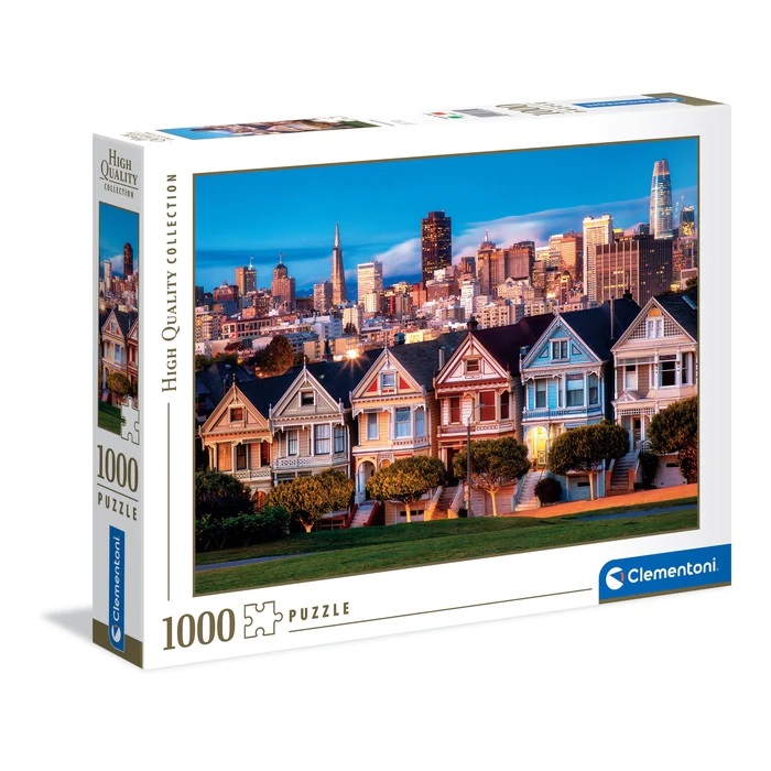 

Пазл Clementoni 1000 Разноцветные домики, арт.39605