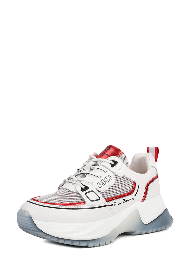 

Кроссовки женские Pierre Cardin 207019 белые 39 RU, Белый, 207019