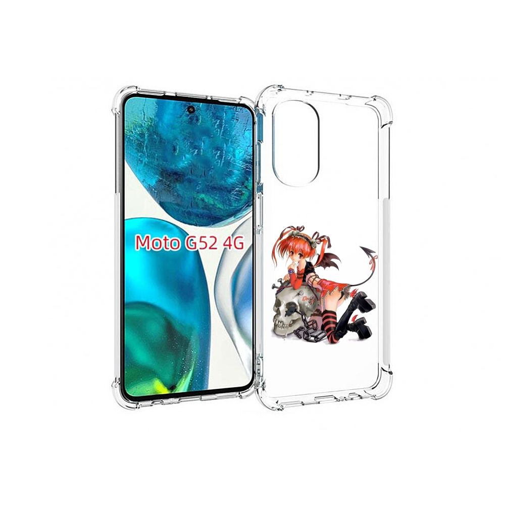 

Чехол MyPads аниме для Motorola Moto G82 / Moto G52, Прозрачный, Tocco