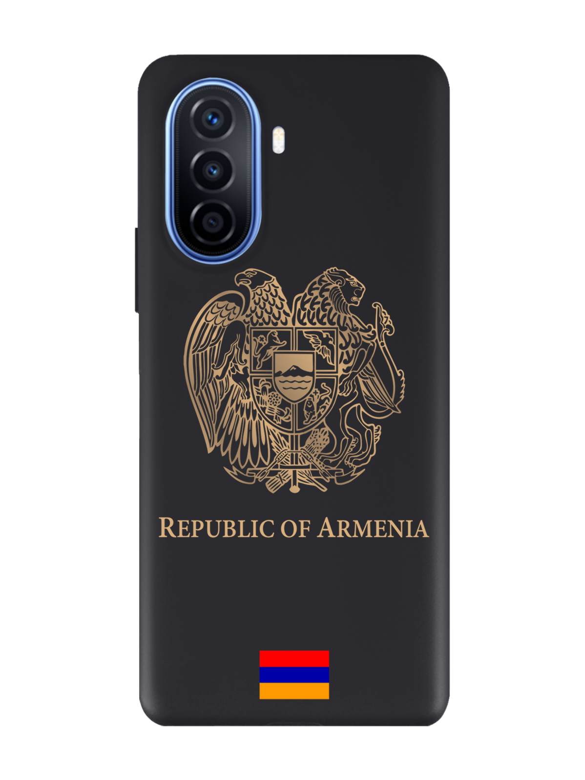 

Чехол SignumCase для Huawei Nova Y70/Y70 Plus Золотой Герб Армении черный, Золотистый;черный