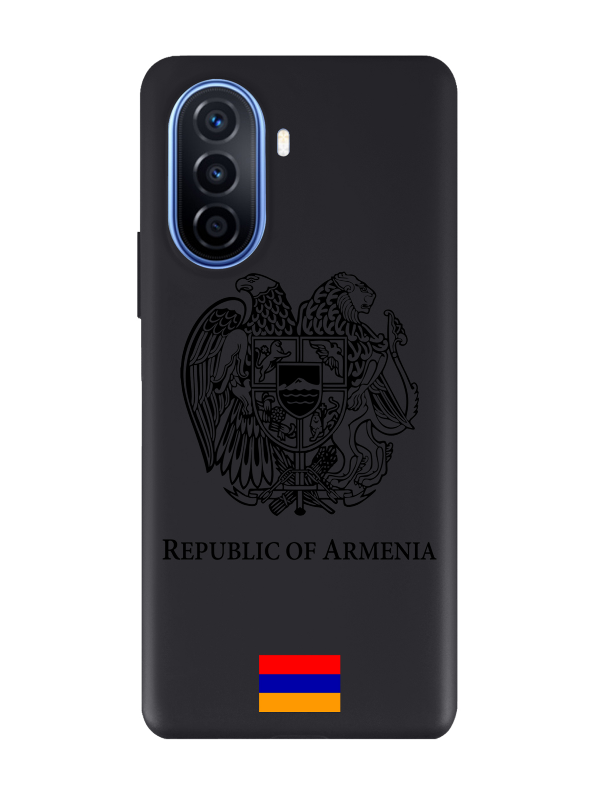 

Чехол SignumCase для Huawei Nova Y70/Y70 Plus Черный лаковый Герб Армении черный
