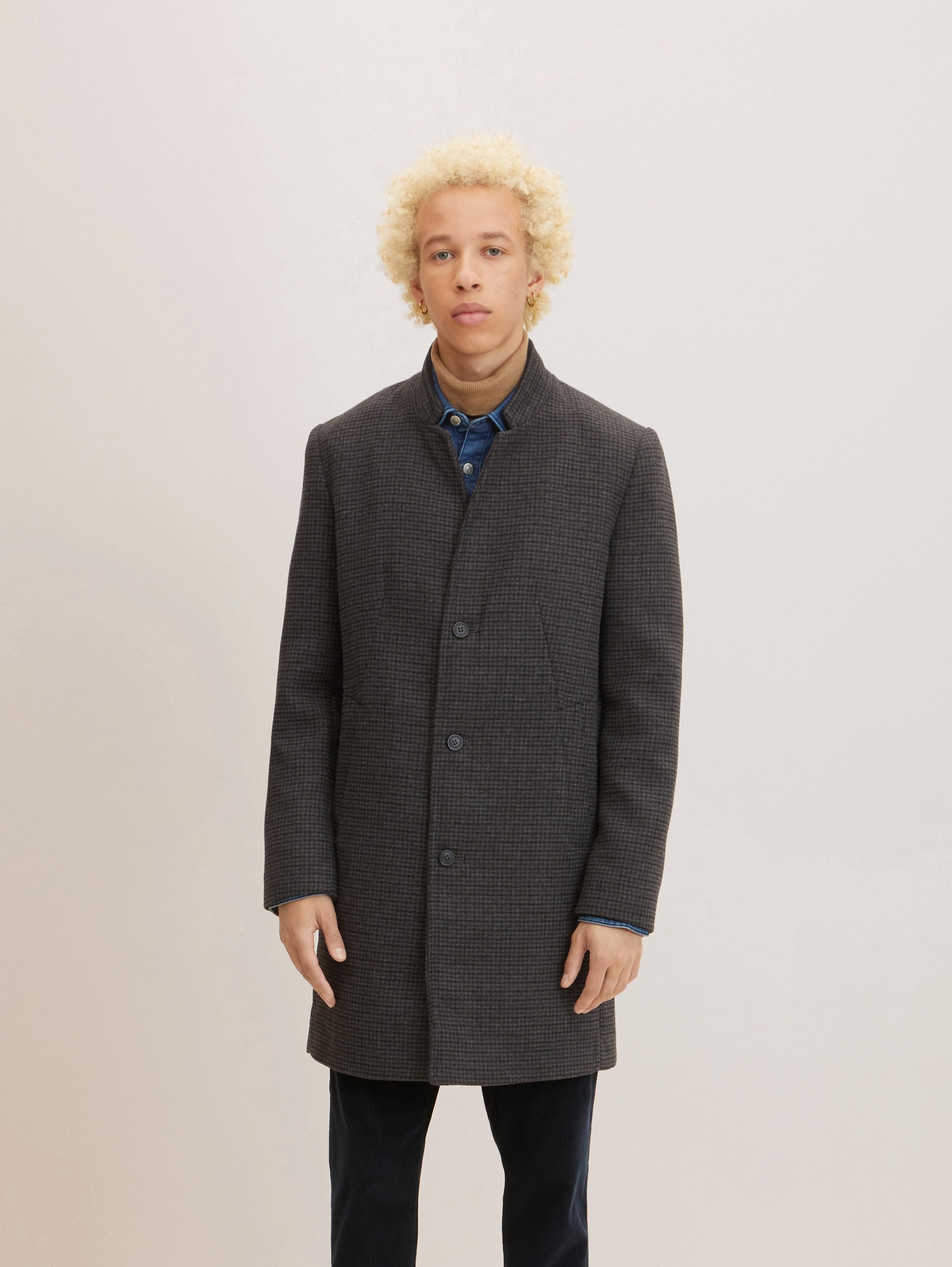 

Пальто мужское TOM TAILOR 1032440 коричневое S, 1032440