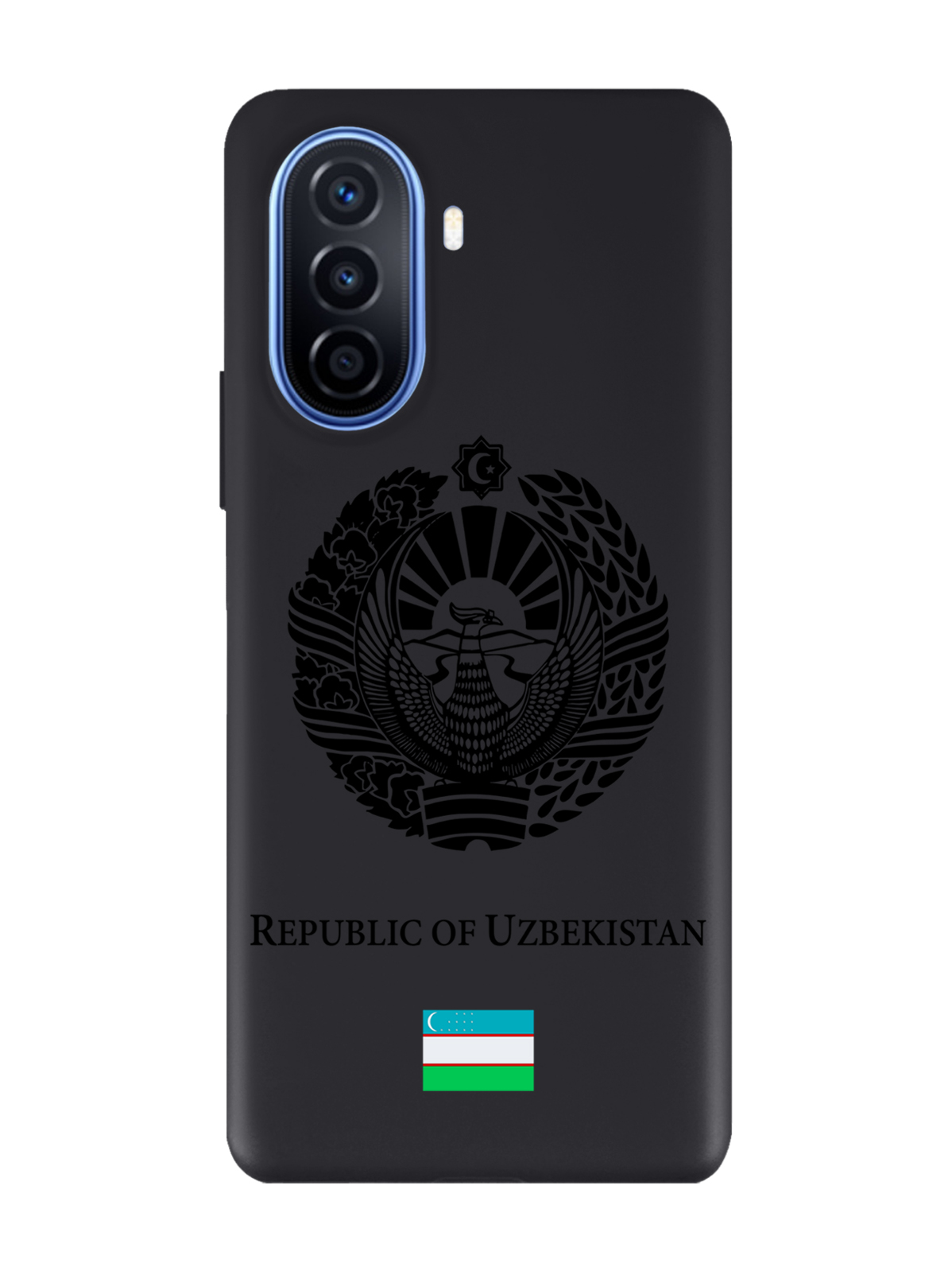

Чехол SignumCase для Huawei Nova Y70/Y70 Plus Черный лаковый Герб Узбекистана черный