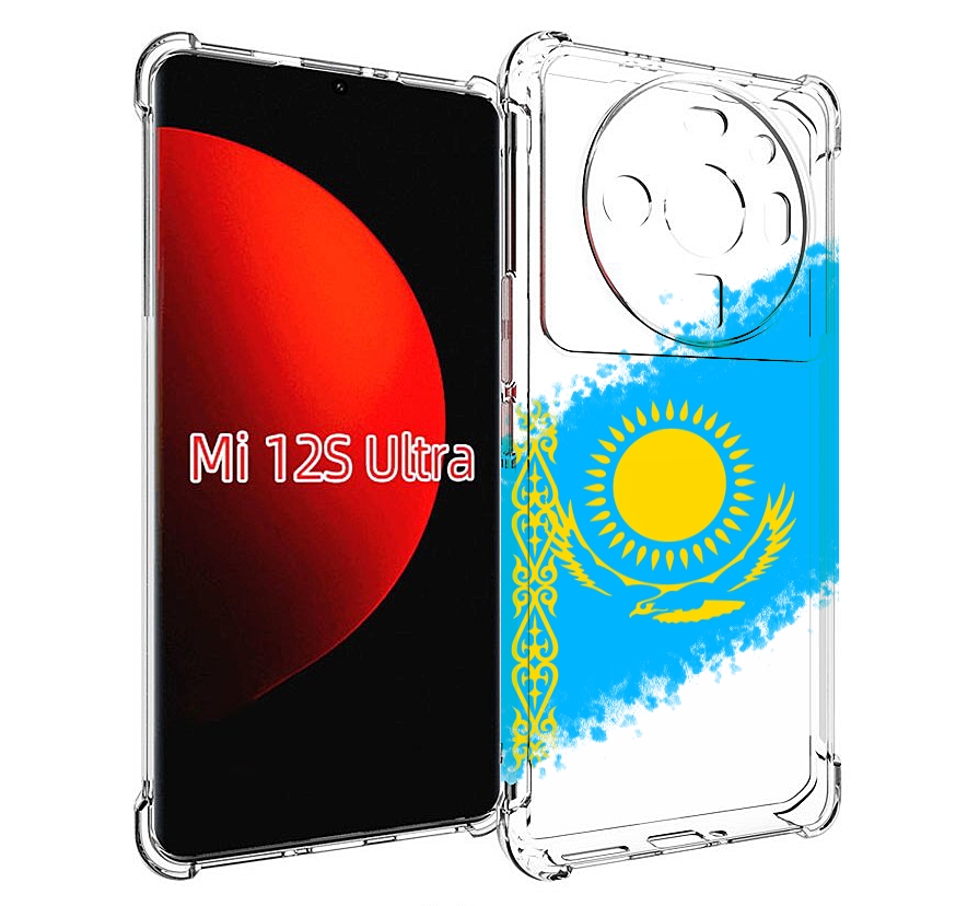 

Чехол MyPads флаг Казахстана для Xiaomi 12S Ultra, Прозрачный, Tocco