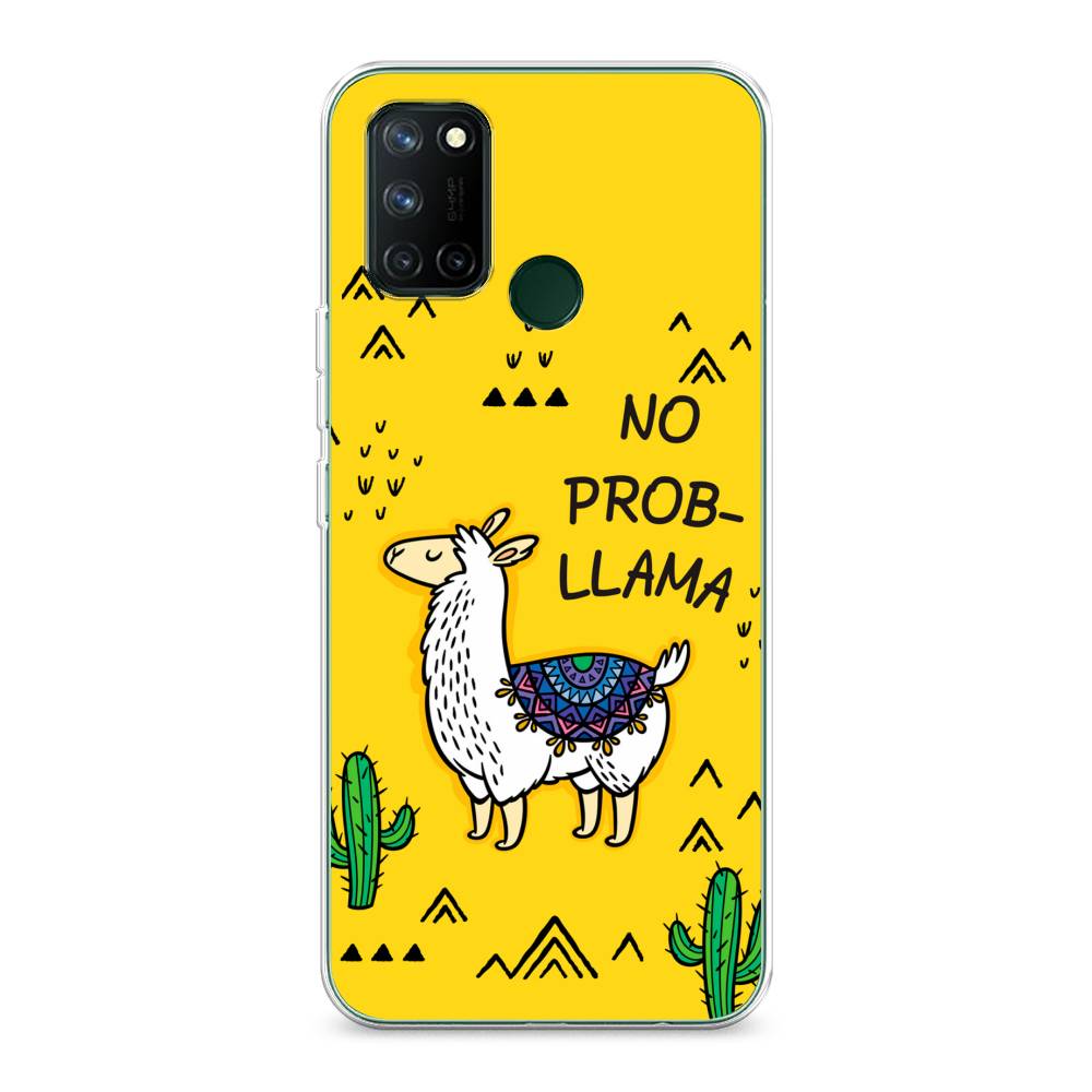 

Чехол Awog на Realme 7i "No probLLama", Разноцветный, 253950-2