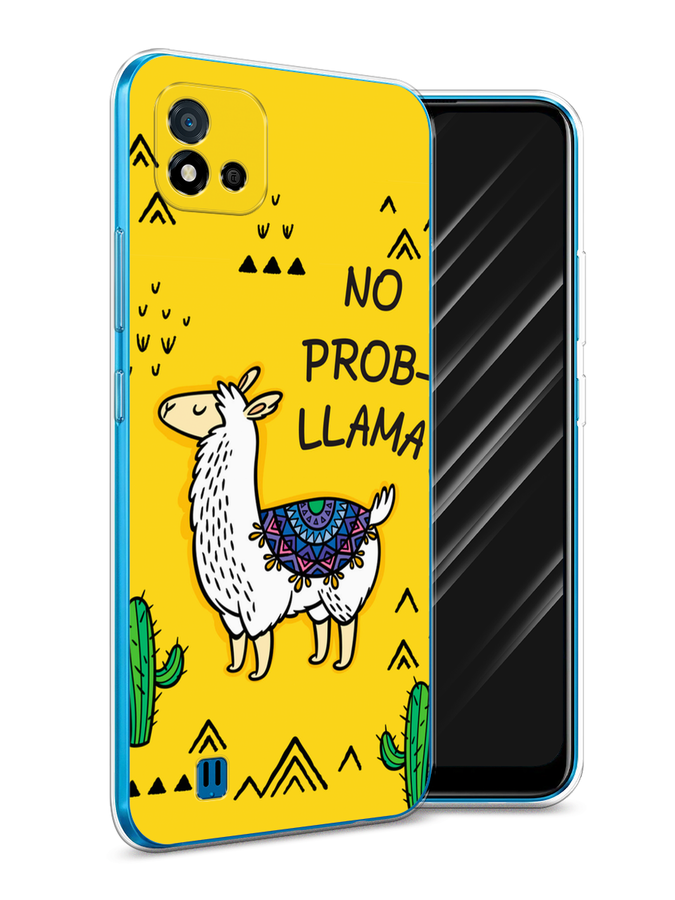 

Чехол Awog на Realme C11 (2021) "No probLLama", Разноцветный, 257550-2
