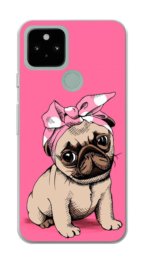 

Чехол Awog на Google Pixel 5 "Dog Pin-Up", Разноцветный, 270750-2