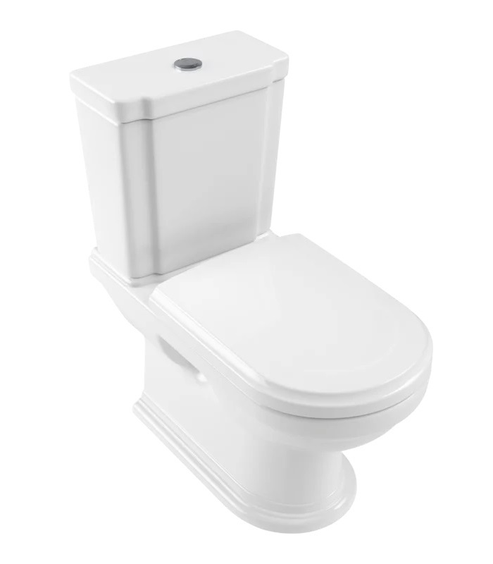 

Villeroy & Boch Унитаз-компакт Villeroy & Boch Hommage 666210R1 альпийский белый, Унитаз-компакт Villeroy & Boch Hommage 666210R1 альпийский белый