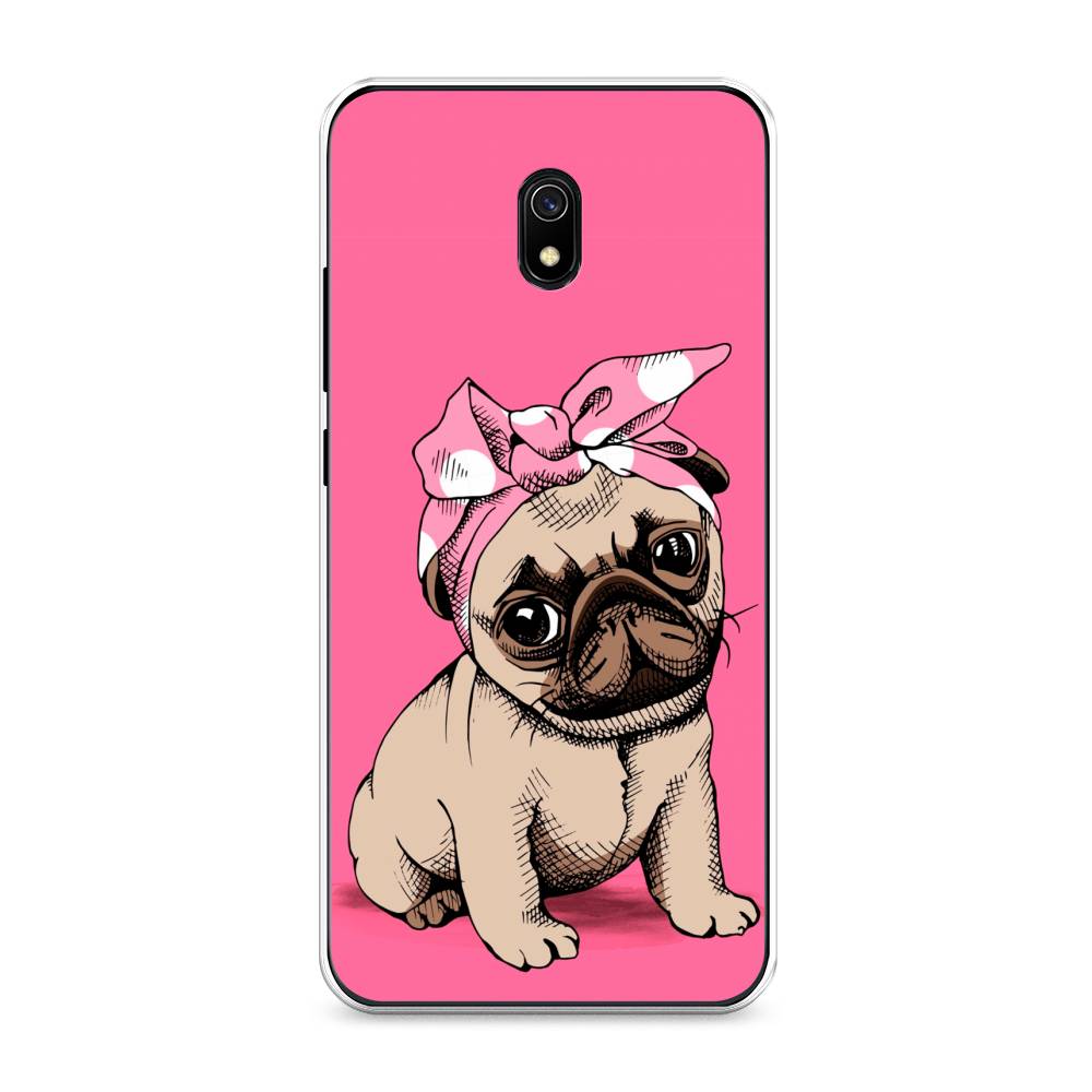 

Чехол Awog на Xiaomi Redmi 8A "Dog Pin-Up", Разноцветный, 37250-2