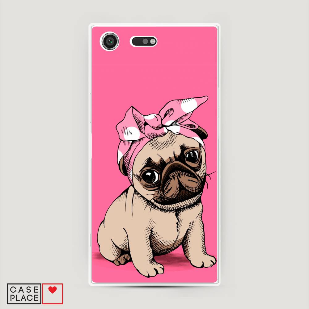 

Чехол Awog на Sony Xperia XZ Premium "Dog Pin-Up", Разноцветный, 52450-2
